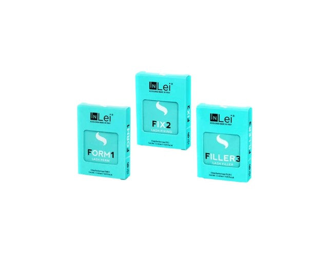 ערכה מלאה להרמת ריסים (6 שקיות מכל שלב) InLei